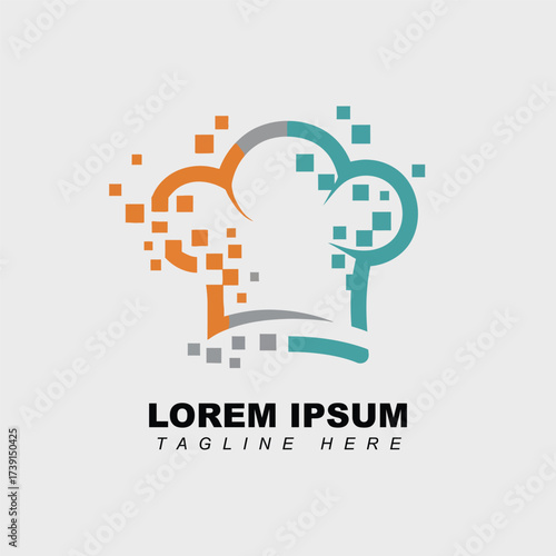 chef hat icon vector illustration