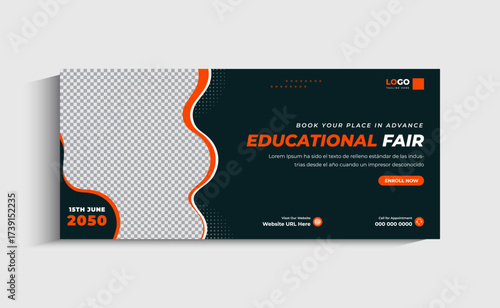 Education and Career Fair Facebook Cover Banner