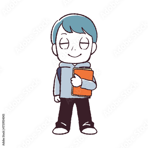 大学生のイラスト