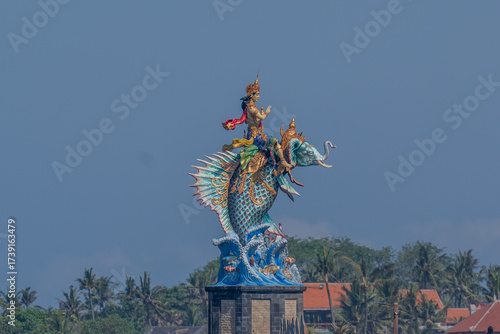 Statue on Canggu beach