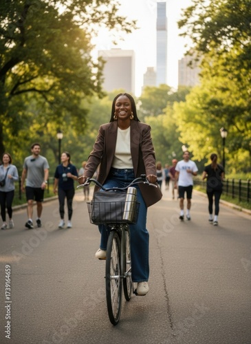 Wallpaper Mural family on bikes Torontodigital.ca