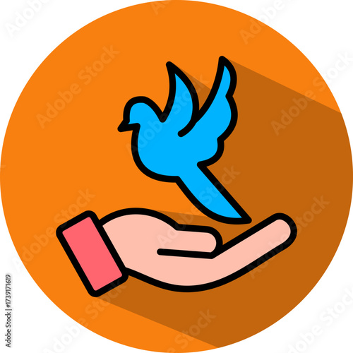 Freedom Of Expression isometric icon