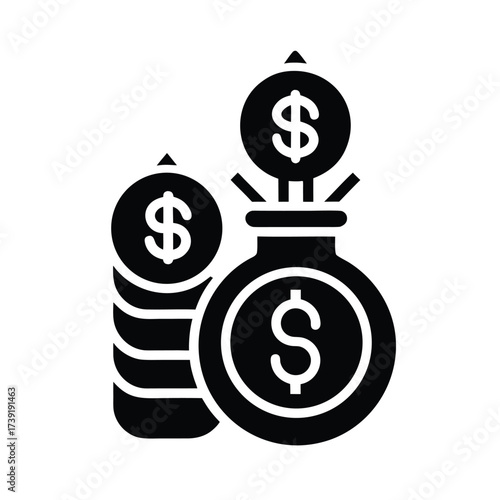 Dividend Payout Symbol Design