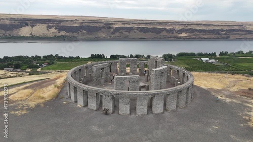 Stonehenge Memorial Overlooking Columbia river