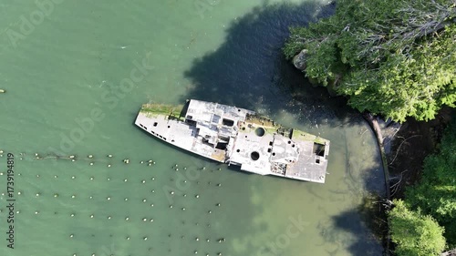 USS Plainview AGEN-1 ship wreck columbia