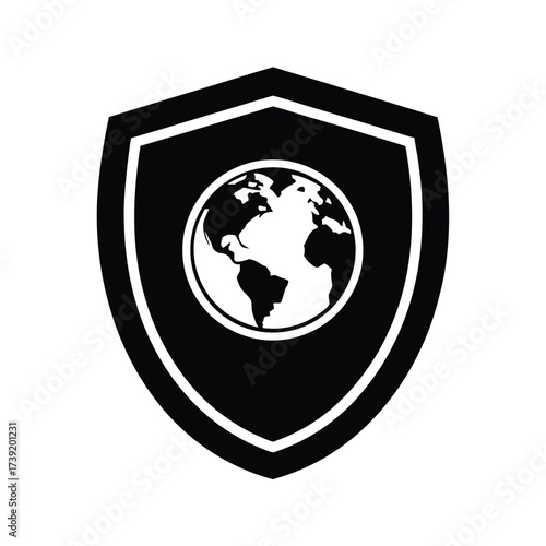 Earth Protection Shield Icon
