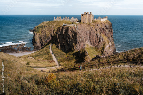 Château de Dunnottar vue du sol