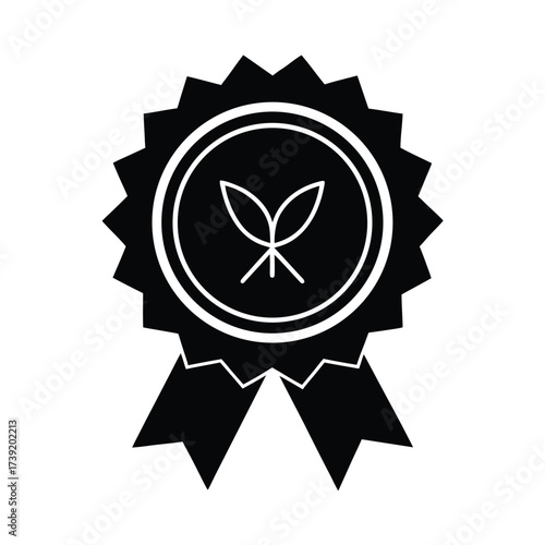 Eco Award Medal Icon
