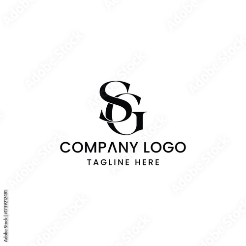 Initial Letter SG logo Design Outstanding Creative Modern Symbol  Sign