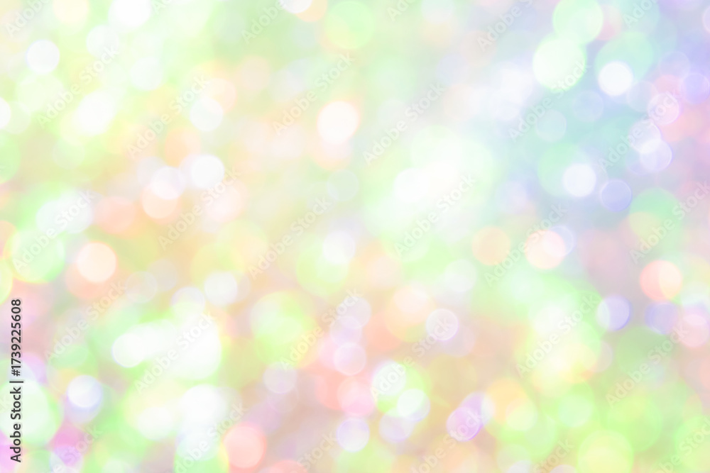 Fototapeta premium ボケたカラフルなバックグラウンドに光