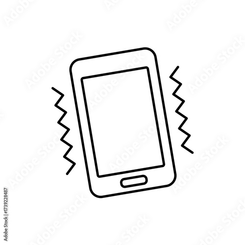 Icon a Vibration, isolated against a clean background.