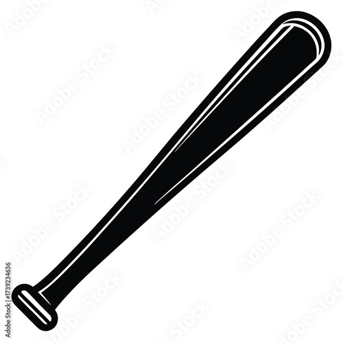 baseball bat vector icon