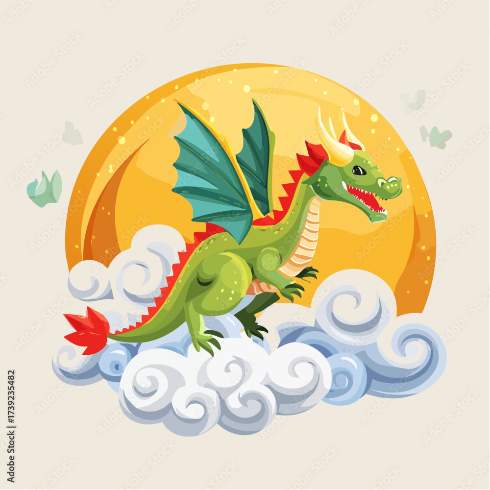 Obraz premium Drache