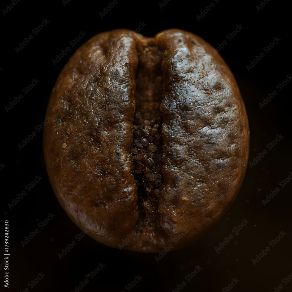 Naklejka premium coffee bean close up 