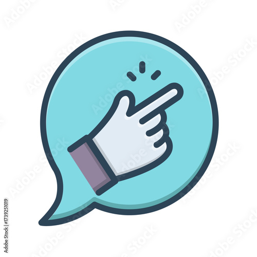 Vector color shadow icon for Hassle free