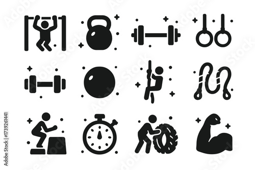 CrossFit Icon Collection.