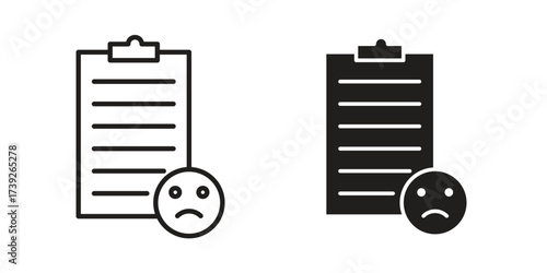 Complaint icon simple vector symbol