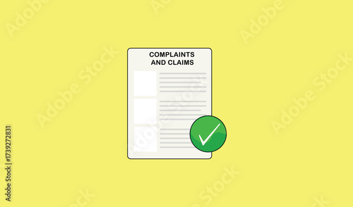 Complaints and Claims icon design
