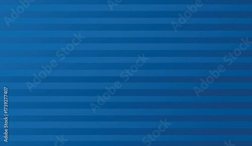 Abstract geometric background with overlapping blue shapes and diagonal striped pattern design. vector