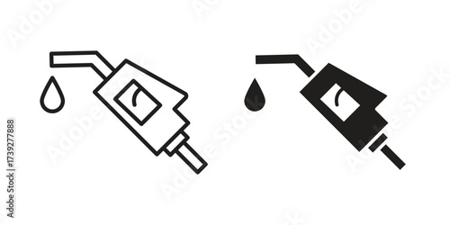 Fuel icon simple vector symbol