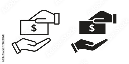loan icon simple vector symbol