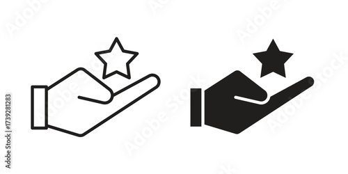 Loyalty program icon simple vector symbol