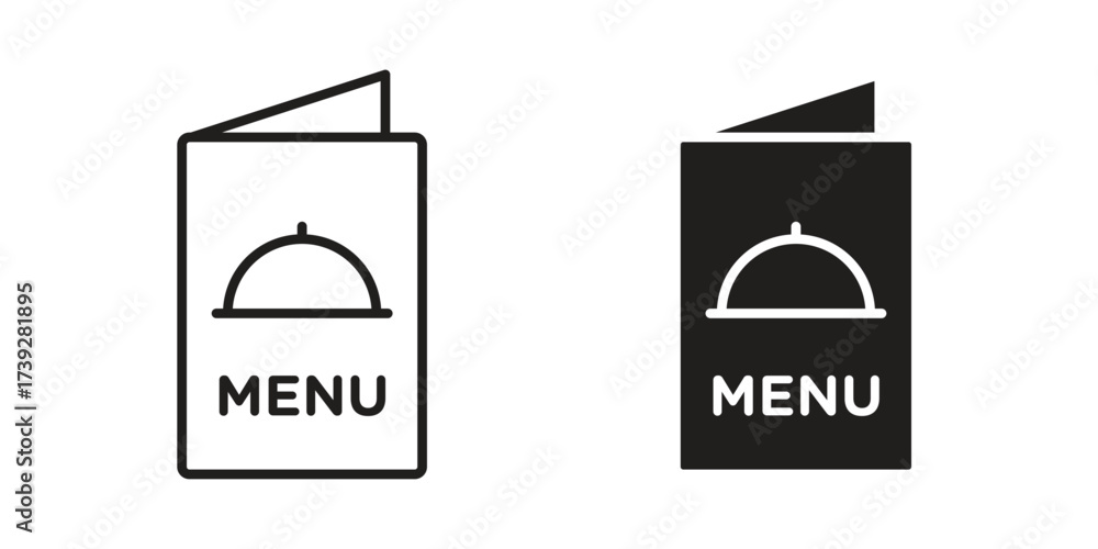 Fototapeta premium Menu icon simple vector symbol