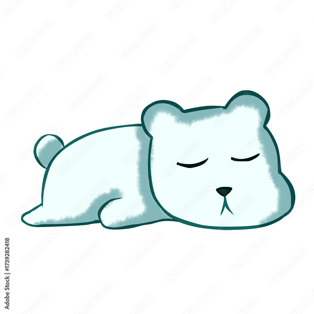 Fototapeta premium polar bear cartoon