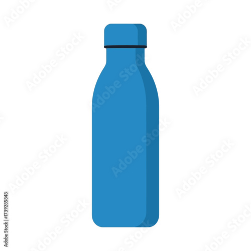 Stay hydrated with this reusable blue water bottle, perfect for active lifestyles and eco friendly habits