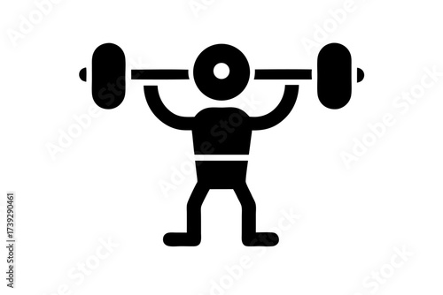 An athlete with immense strength performs a heavy dumbbell exercise at the gym for weightlifting training