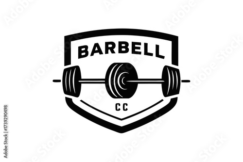Heavy iron dumbbell and barbell weights on a white background are essential equipment for strength training and bodybuilding workouts at the gym
