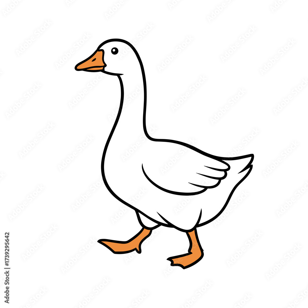 Obraz premium Simple Duck