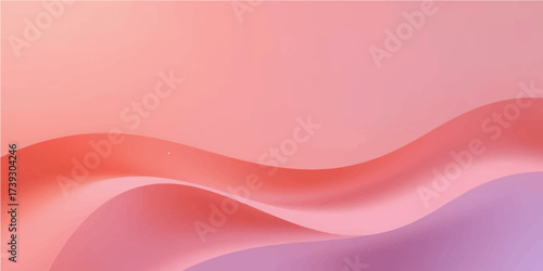 Soft flowing pink wave pattern design illustration vector wallpaper backdrop texture