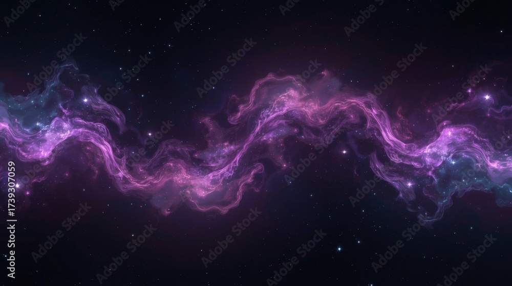 Obraz premium purple wavy background 