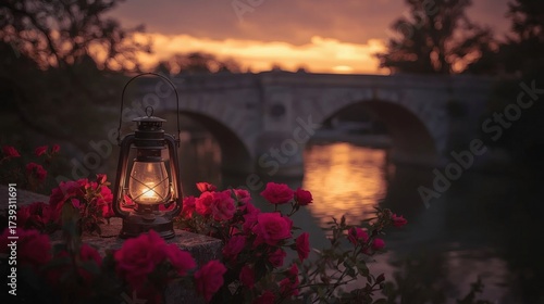 evening at river