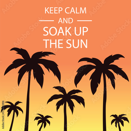 Wallpaper Mural vector illustration of a summer background Torontodigital.ca