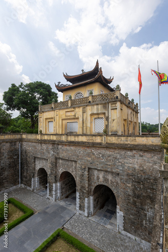 Imperial Citadel of Thang Long (Hoang Thanh Thang Long) Imperial citadel complex at Hoang Dieu, Dien Bien, Ba Dinh, Ha Noi, Vietnam.