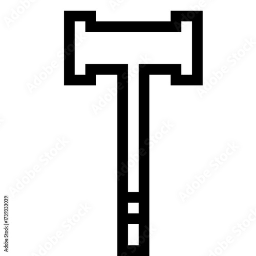 Two handed hammer