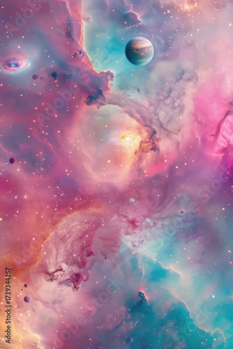 a colorful galaxy