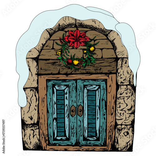 Hand Drawn Door⁠
