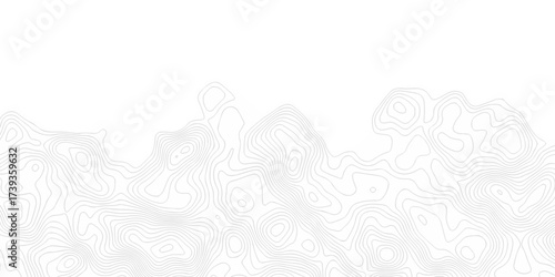white topography map geography relief diagram texture design. Topography white background and black line world map texture design. Lines Topographic contour lines grid map seamless pattern.	
