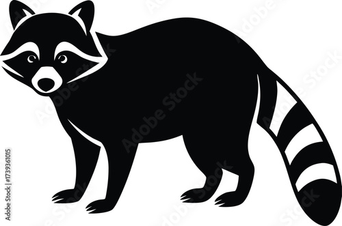 A cute black and white cartoon vector illustration of a zebra wild animal isolated icon