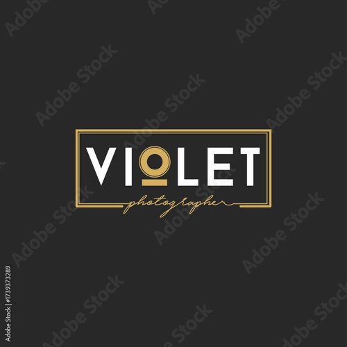 violet logo design