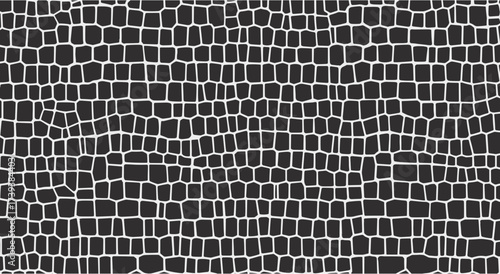 Reptile Leather Texture. Crocodile skin seamless pattern for textile, surface design, and luxury background.