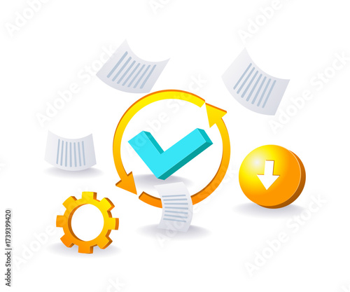 validation check for digital data illustration