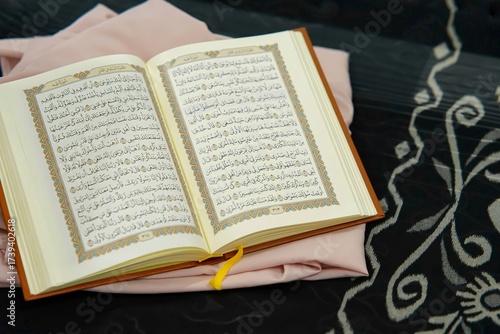 Wallpaper Mural Open Quran with Bookmark - Feel the peace that brings families closer Torontodigital.ca