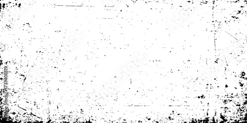 Black ink splat abstract grunge background with a liquid paint vector texture and dirty paper frame illustration