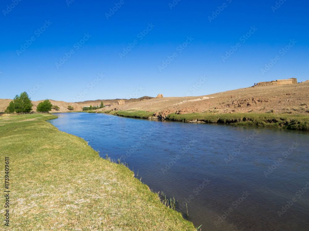 Obraz premium Ongi River, Gobi Desert, Mongolia