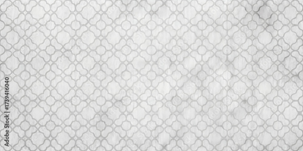 Fototapeta premium White Geometric Lace Pattern Overlay PNG Isolated on Transparent Background
