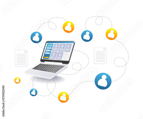 social media account management with computer technology